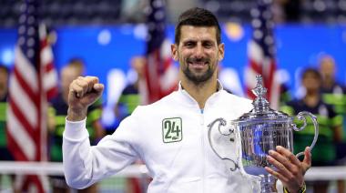 Djokovic, eterno: 24 títulos de Grand Slam y otra vez 1 del mundo