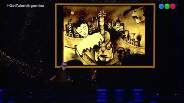 Got Talent Argentina: un participante emociono al jurado con su arte de dibujar con arena
