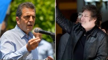 Los dos candidatos se adjudican la victoria: Milei por varios puntos, Massa por una diferencia menor