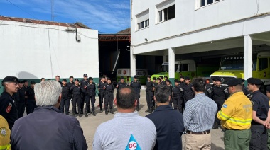 Se realiza capacitación en Necochea para bomberos de la región