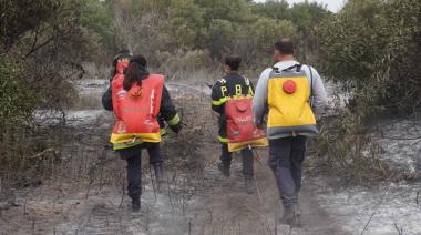 Trabajan en la prevención de incendios forestales