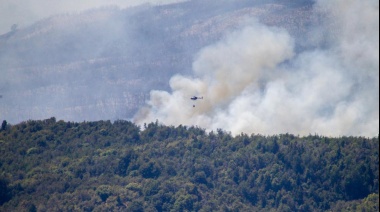 El incendio en el Parque Nacional Los Alerces