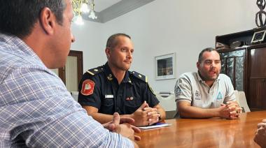 El nuevo Jefe de Bomberos se presentó ante el Intendente