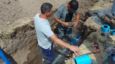 Quedó restablecido el servicio de agua en la costa quequenense