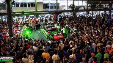 De Benedictis armó una fiesta en la presentación de su Mustang