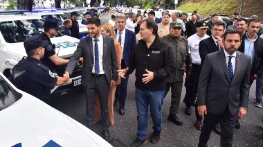 El Gobierno bonaerense envió 80 patrulleros a Rosario para combatir la narcocriminalidad