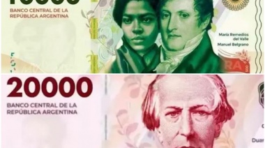 ¿Cuándo comenzarán a circular los billetes de $10.000 y $20.000?