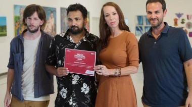 Una obra del director del CCMN fue premiada en el Salón Provincial de Artes Visuales