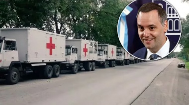 China desmintió a Adorni por la llegada de los camiones sanitarios para enfrentar el Covid