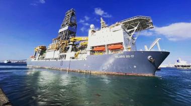 Exploración offshore: el buque Valaris DS17 llega al área de perforación