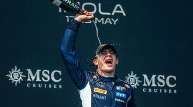 Hizo historia: Franco Colapinto ganó en la F2 en Imola