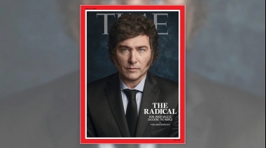 Javier Milei llegó a la portada de la revista Time y explicó el punto crítico en que está la economía argentina: “La punta de la V”