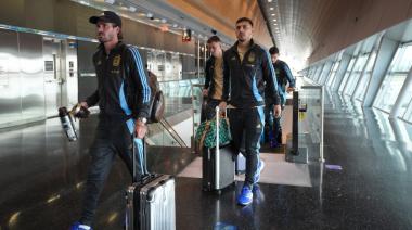Lionel Messi llegó a la concentración argentina en Miami y se sumó a los entrenamientos