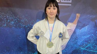 Campeones necochenses en el inicio del Argentina Tour de Taekwondo