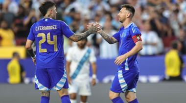 Con goles de Messi y Lautaro, Argentina goleó a Guatemala en la previa a la Copa América