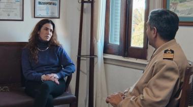 Visita institucional de la Presidenta del Consorcio de Gestión del Puerto de Quequén a la Prefectura Naval Argentina