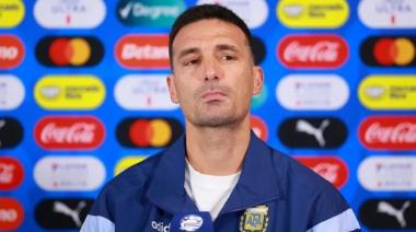 Scaloni habló de cómo está Messi y fue terminante: "Cuando lo veo en condiciones, incluso sin estar al 100%, juega"