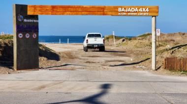 Construyeron nuevos pórticos para las bajadas de vehículos 4×4
