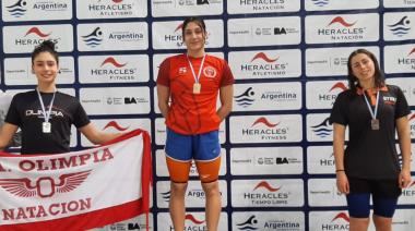 Angiolini se llevó cuatro medallas doradas en el Nacional de Juveniles