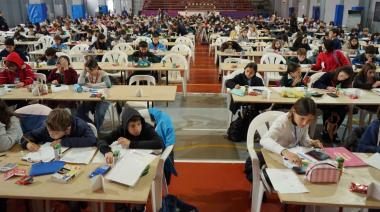 Más de 340 chicos de toda la provincia compiten esta semana en las Olimpíadas Ñandú en Necochea