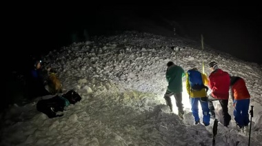 Habla el rescatista del joven atrapado en una avalancha en el Cerro López: "Fue un milagro, estadísticamente era imposible"