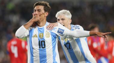 Argentina se regaló una goleada ante Chile en el regreso de las Eliminatorias