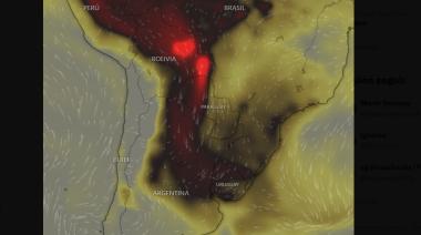 Alerta alérgicos y asmáticos: Sudamérica cubierta por una cortina de humo de los incendios en el Amazonas