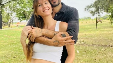 Nació la hija de Abel Pintos y estalló de felicidad en las redes: “Se adelantó nuestra primavera”