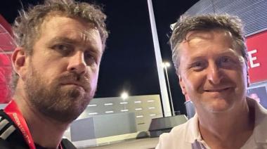 Necochense sigue la campaña del Atlético de Madrid junto a Diego Korol