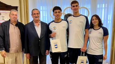 Angiolini viajó a Bahréin para competir en la Gimnasiada 2024