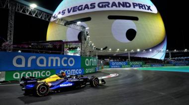 Primer contacto satisfactorio de Colapinto en Las Vegas