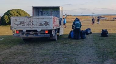 La municipalidad realizó un operativo de limpieza tras el recital