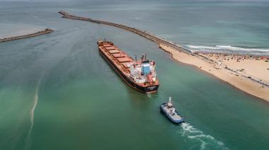 Puerto Quequén: doble récord anual de toneladas y buques