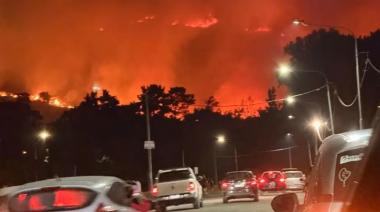 Los bomberos controlaron el incendio forestal en Tandil