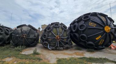 Mantenimiento de defensas neumáticas en Puerto Quequén