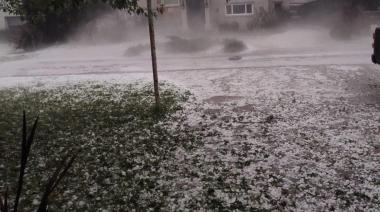 Granizo en Mar del Plata causó destrozos en la zona sur de la ciudad