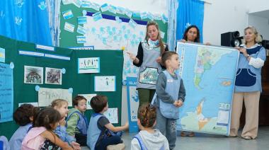 Educando sobre Malvinas: presentaron proyecto en el Jardín Nº 908