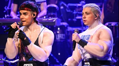 Ca7riel y Paco Amoroso estuvieron con Jimmy Fallon antes de sus shows en Estados Unidos