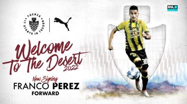 Franco Pérez seguirá su carrera en el fútbol de EE.UU.