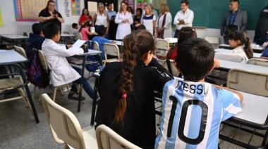 Alumnos bonaerenses podrán ver los partidos del Mundial en las escuelas o irse antes