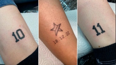 Los tatuadores con agenda completa por los “tatuajes promesas” del Mundial