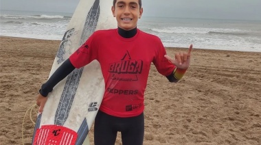 Fermín Aued competirá en el Sudamericano Juvenil de surf