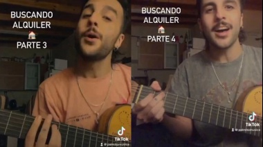 Se hizo viral en Tik Tok por cantar el drama de alquilar en Argentina