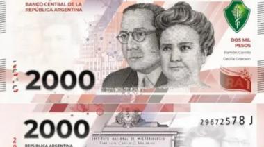 El billete de $2.000 comienza a circular