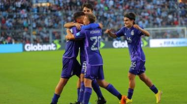 Argentina goleó a Nueva Zelanda y quedó con el primer lugar del grupo