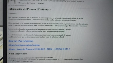 Mails judiciales falsos, una nueva forma de phishing