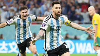 Con goles de Messi y Alvarez, Argentina venció a Australia y está en cuartos de final