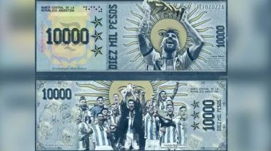 ¿Se viene el billete de $ 10.000 con la cara de Messi?