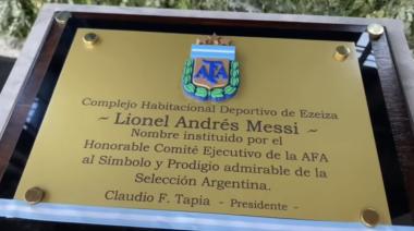 Reconocimiento especial de la AFA para Lionel Messi: un edificio llevará su nombre