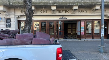 El Cine Teatro París recibió una donación desde Juan N. Fernández